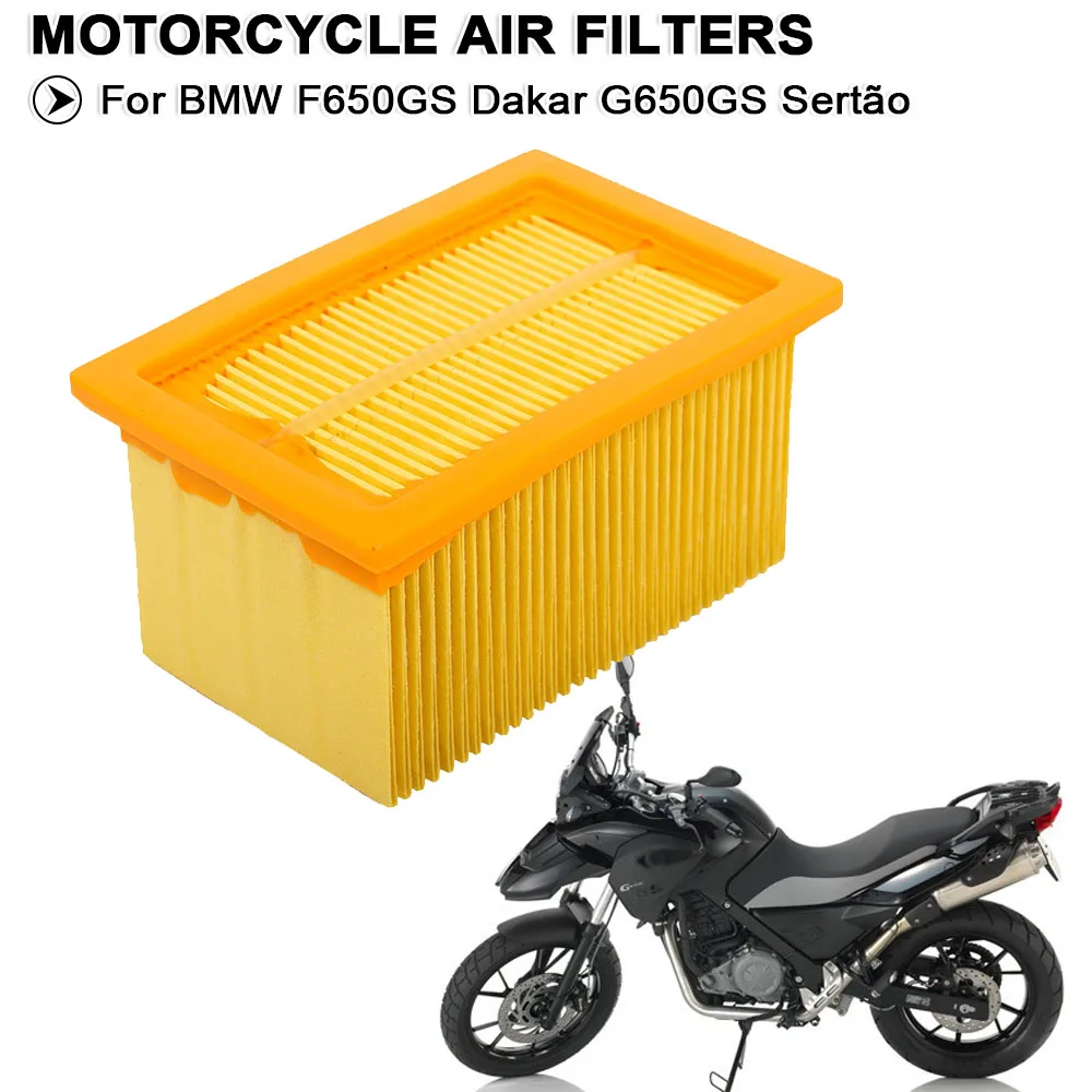 Motorbike Engine Air Filter Intake Clean Purification Cleaner For BMW F650GS 2001-2007 F 650 GS Dakar G650GS Sertao 2008-2015