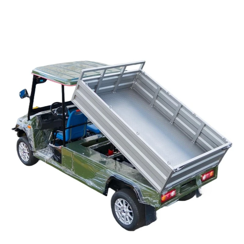 New energy electric pickup truck pulling cargo electric pickup truck electric four-wheeled household pulling dump truck