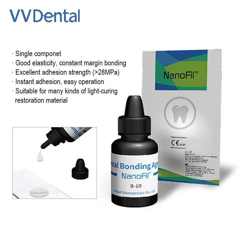 VVDental Orthodontic Resin Three-in-one Adhesive & Resin Intro Kits for Light-Cure Repairing Teeth Ortho Dentist Material