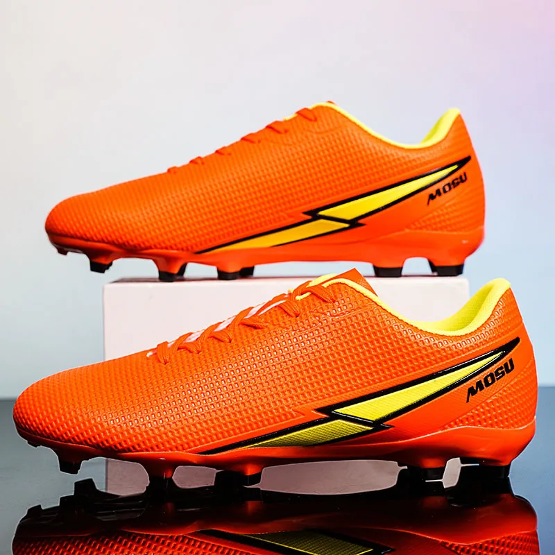 Hot TF/FG Man Soccer Shoes Anti Slip Low Football Sneakers For Men Grass Training Men's Football Shoes Society Zapatos De Futbol