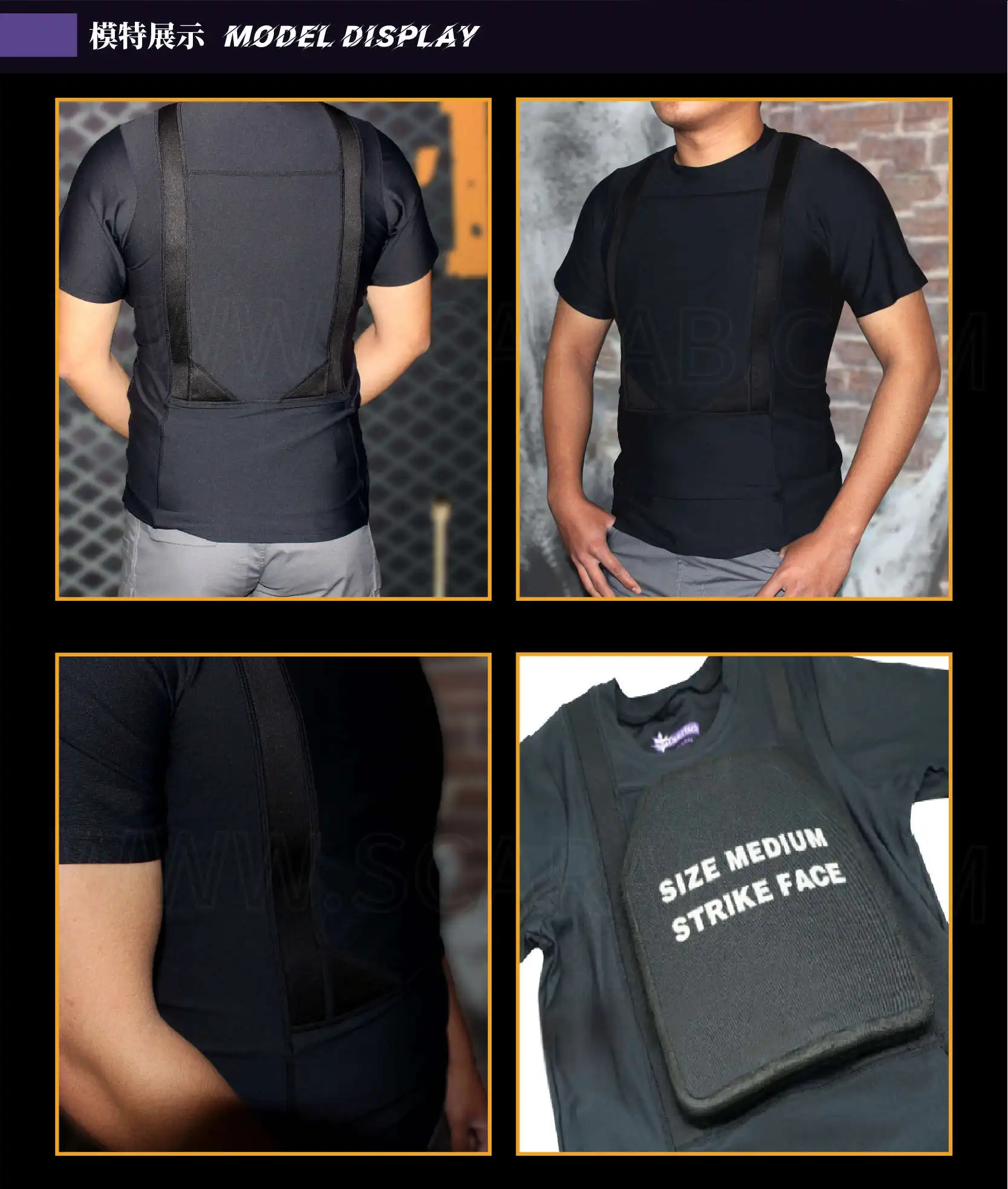 Tanrisch Airsoft Vest T-shirt for tactical and casual use with direct add-on ballistic panels hunting vest  vest shirt