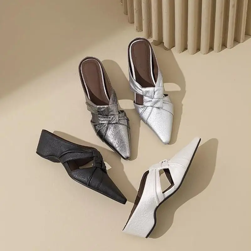 casual-leather-sandals-women's-slip-on-mules-half-slippers-smooth-leather-outdoor-travel-shoes-comfortable-leisure-heels