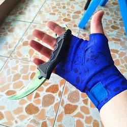 CSGO Gloves Sport Gloves CS Go Handwraps Pandora's Shooting riding gloves Butcher Overprint Phantom blue skull cosplay