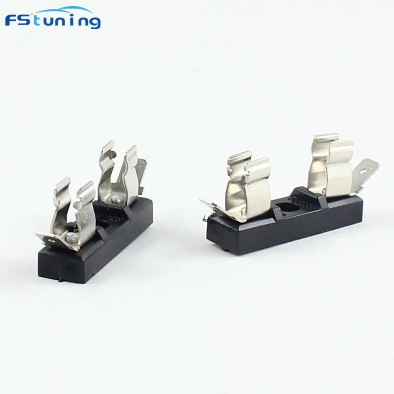 FSTUNING C5W Led Bulb Holder 31mm 36mm Car Reading Lamp Led License Plate Lamp Holder Festoon 31mm 36mm Socket Adapter Base