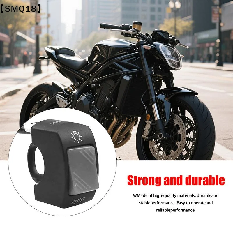 1 Pcs Motorcycle Switch ON OFF Control Button Handlebar Mounted Headlight Signal Lamp Control Modified Switches Accessories【SMQ】
