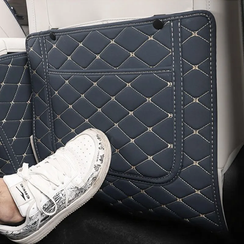 مقعد السيارة الغطاء الخلفي بولي Leather الجلود المضادة للركلة الحصير تقليم أجزاء واقية لشيري أريزو 8 2022-2024 اكسسوارات الداخلية التصميم
