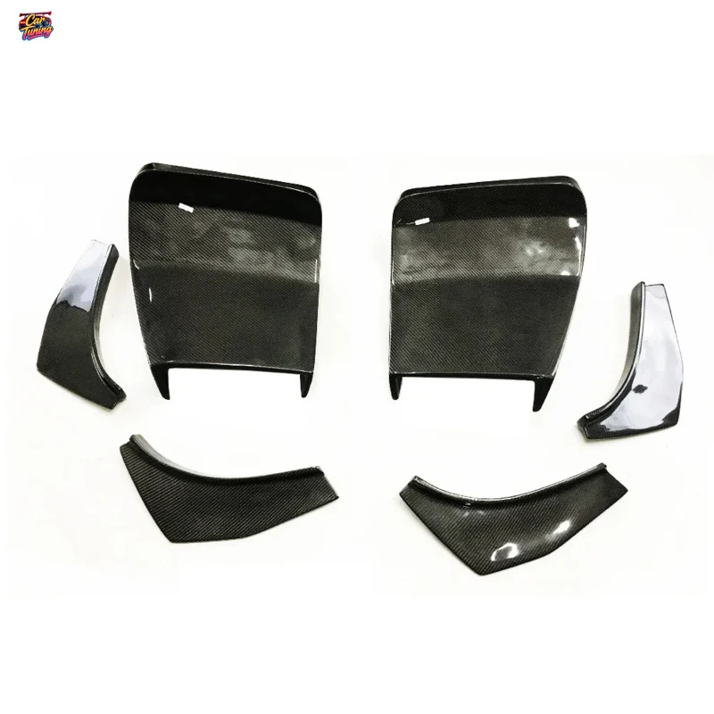 for Corvette C7 2014up Carbon Fiber Rear Bumper Side Diffuser Splitter