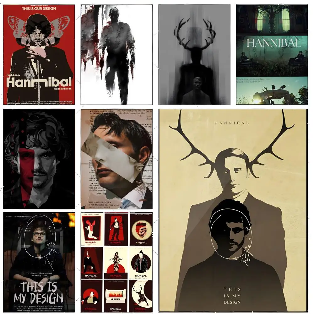 Horror H-Hannibal Poster Premium Decor Art & Gift for Household Lounge Home Ornaments