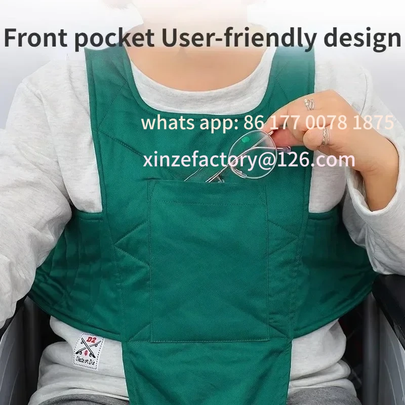 Customizable Wheelchair Restraint Strap Anti Fall Protective Belt Disabled Elderly Patients Shoulder Fixation Band