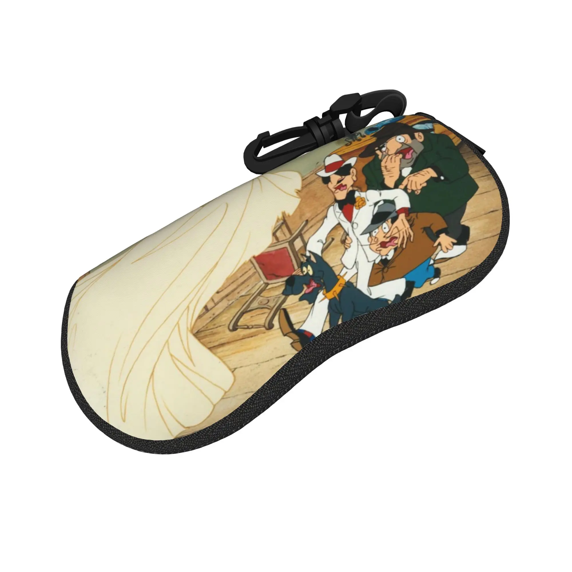 Los Trotamúsicos cartoon Glasses Case Gifts For Women Men  Zipper  Sunglasses Box Gift Eye Contacts Case