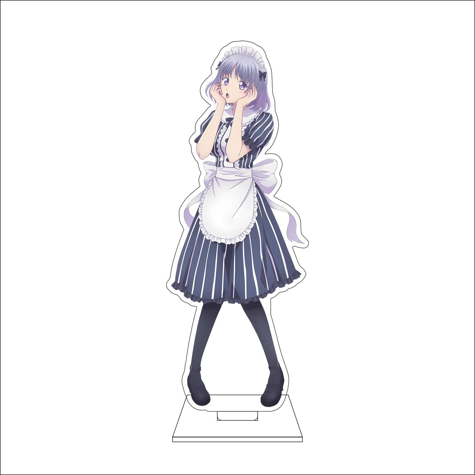 16CM Anime The Goddess Cafe Terrace Cosplay Acrylic Figure Stand Plate Hōōji Kureha Kasumi Hayato Ornaments Gift view 6