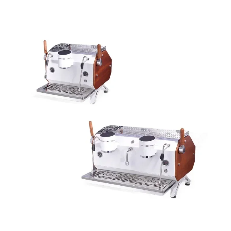 Home and business dual-purpose semi-automatic coffee machine double boiler integrated coffee machine single head double