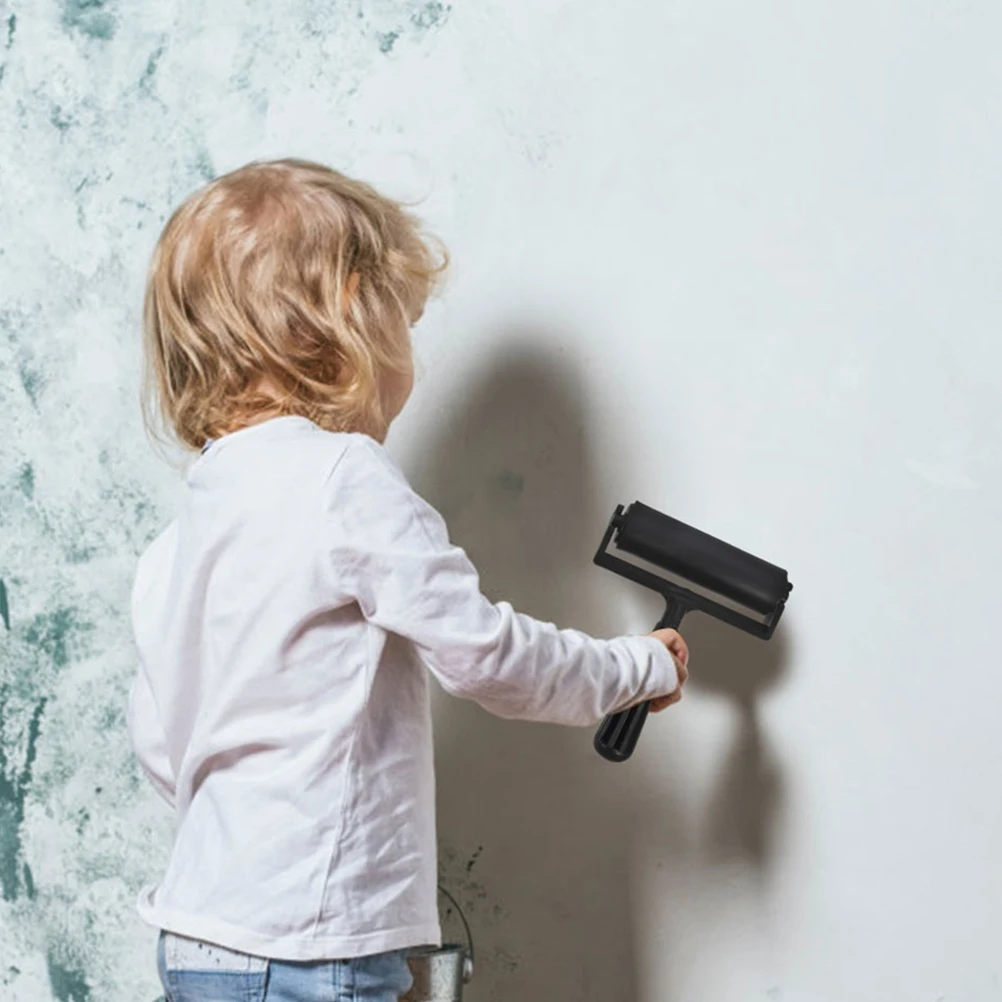 

2pcs Oil Ink Roller Plastic Replaceable For Diy Craft Printmaking Diamond Art Drawing Manual Rubber Rolling Wheel Durable