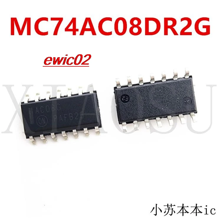 10pieces Original stock  MC74AC08DR2G AC08G SOIC-14  IC