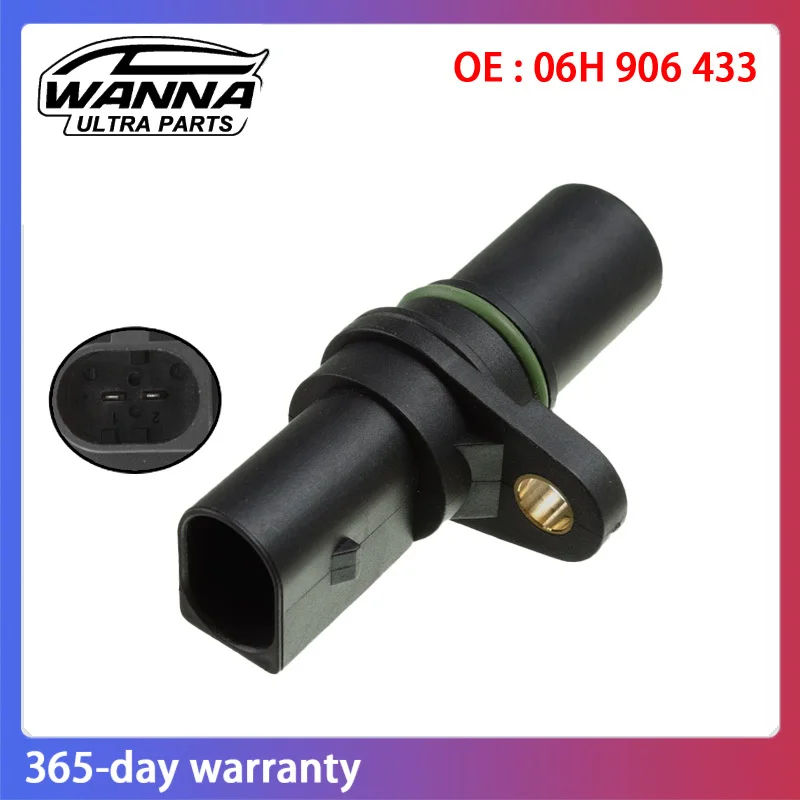 

OE 06H906433 06H906433B 06H906433C Engine Crankshaft Position Sensor For Audi A3 A4 A5 Q3 Q5 TT Golf Tiguan Superb 06H 906 433