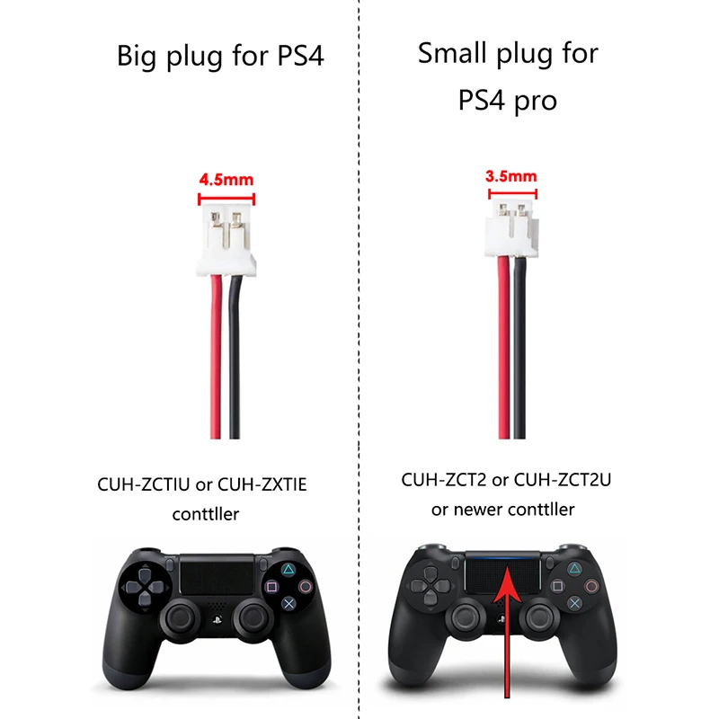 PS4/ps4 pro用バッテリースリム,ps1522,kcr1410,Dualshock 4 v1およびv2,プレイステーションコントローラー用ワイヤレスコントローラー