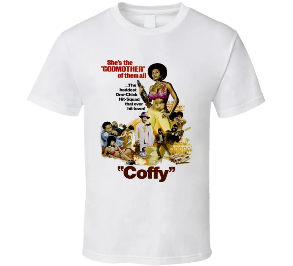 Coffy Pam Grier 70s Blaxploitation película fan hip hop camiseta