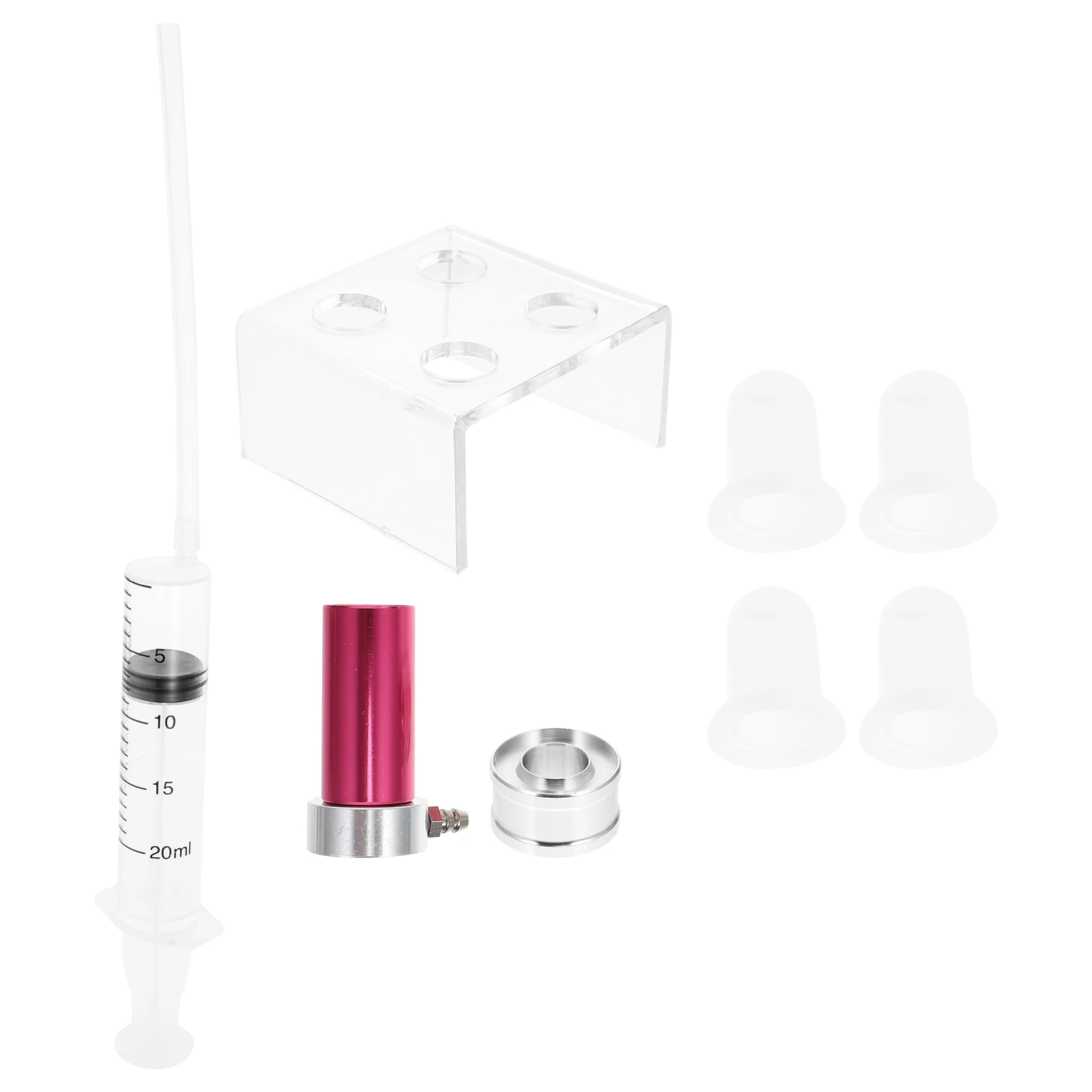 

1 set DIY Lipstick Mold Maker Tool Kit Home Use Aluminum Silicone Plastic Easy Demold Custom Lipstick Practical Structure