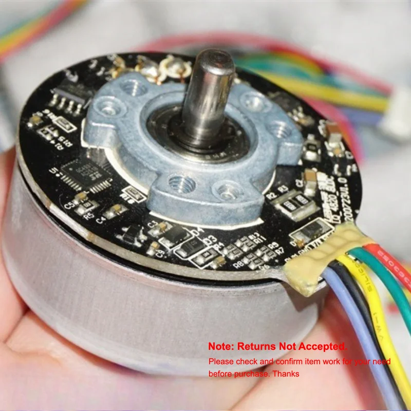 BL4820 Outer Rotor Brushless Motor DC 12V 3200RPM High Speed Large Torque with Ball Bearing PWM Speed Regulation for Fascial Gun