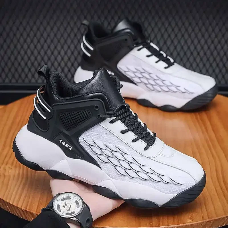 Sports Tennis For Men Large Size Male Sneakers Tennis Luxury Brand Shoes For Boy Booties Men Shoes Elegant Hightop Tennis Tenjs