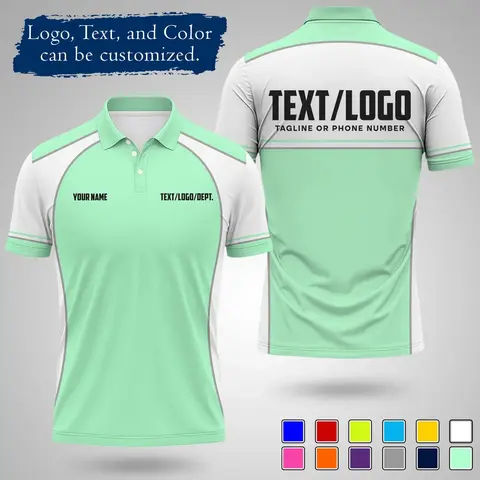 Personalized Team Polo Shirt Customizable Diy Name Logo Men Women Short Sleeve New Design Jersey Summer Daily Sports Uniforms