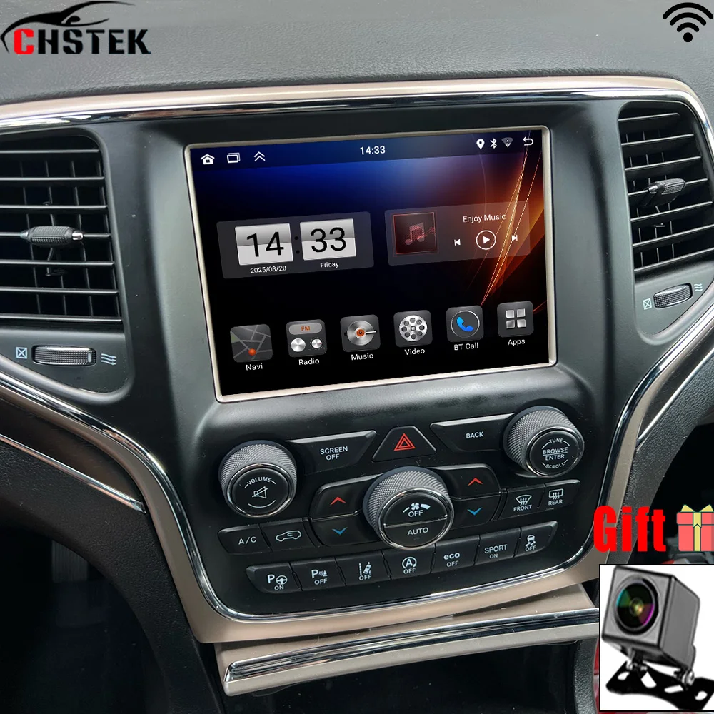 

Head Unit Car For Jeep Dodge Grand Cherokee Compass Challenger Charger Durango Exchange Update Refresh FM Bluetooth Android Auto