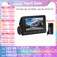70mai 4K Dash Cam A810 Ultra HD Built-in GPS ADAS Auto Record 150FOV Motion Detection 70mai A810 4G Car DVR Support Rear Cam