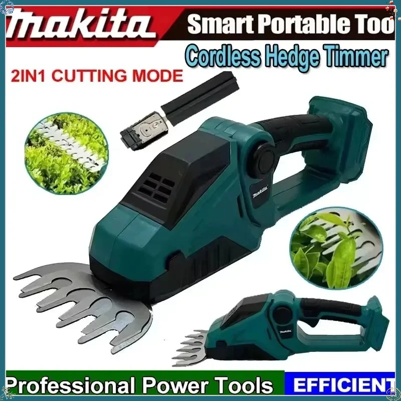 

Аккумуляторный кусторез Makita 2-в-1: мини-триммер для сада и электрические ножницы для травы