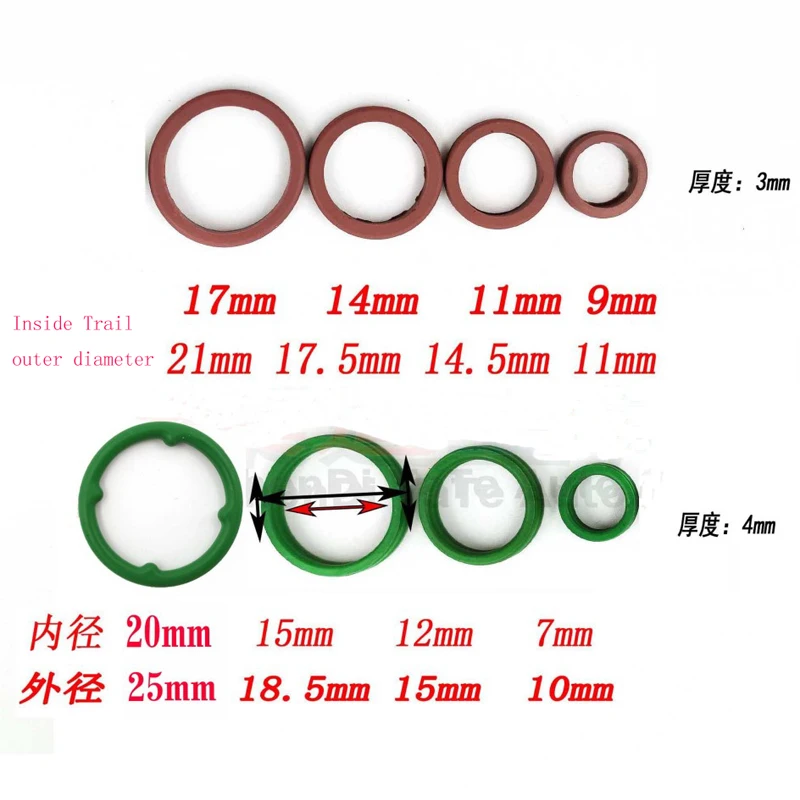 Suitable For Mercedes-Benz Land Rover Peugeot BMW Air Conditioning Seal Ring Cold Air Pipe Port HNBR O-ring