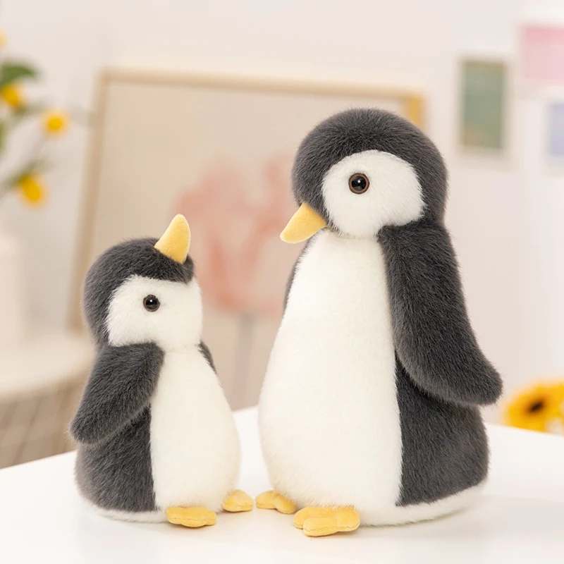 ﻿   Kawaii baleine bleue pingouin éléphant en peluche jouet mère et enfant série animale en peluche poupée en peluche enfant anniversaire cadeau de noël