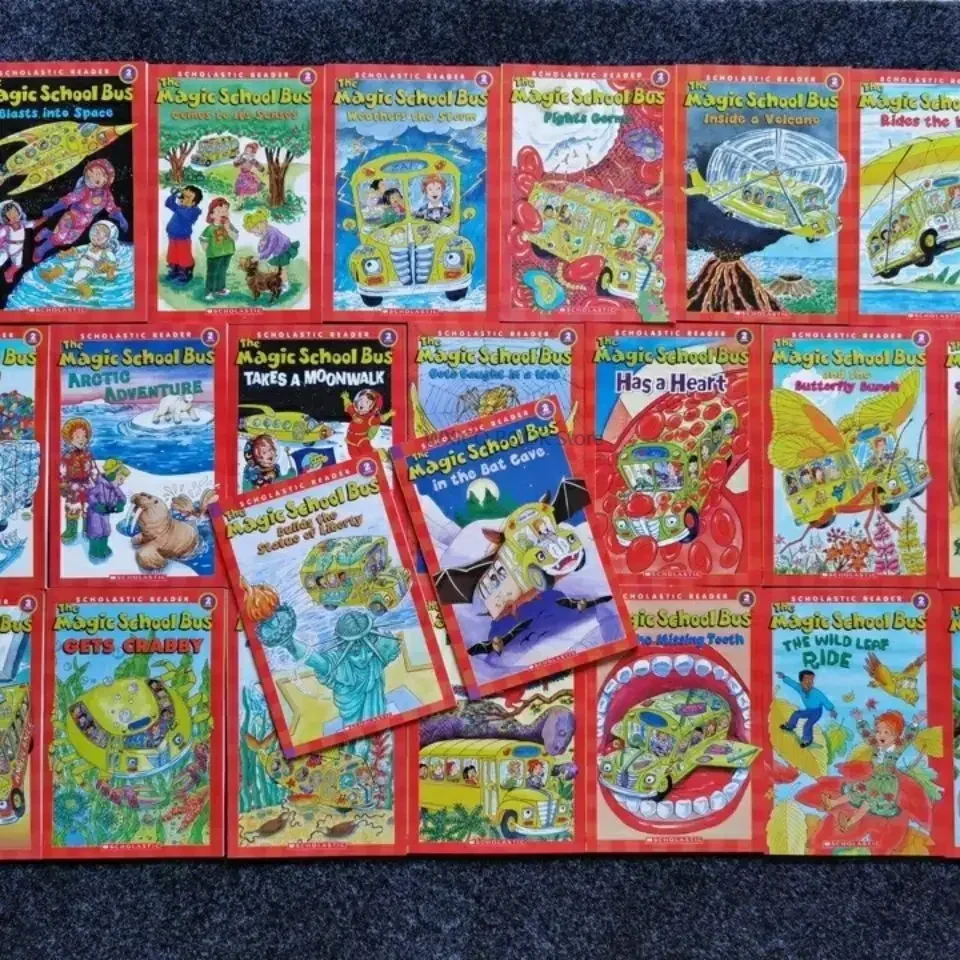 The Magic School Bus 23 Books Science Readers Kids Reading Story Books for Children Book Set Educational Toys New Hot