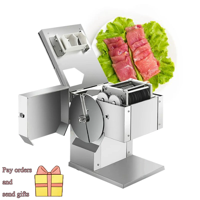 

Electric Multifunctional Meat Cutter, Commercial Stainless Steel Tabletop Vegetable Shredder