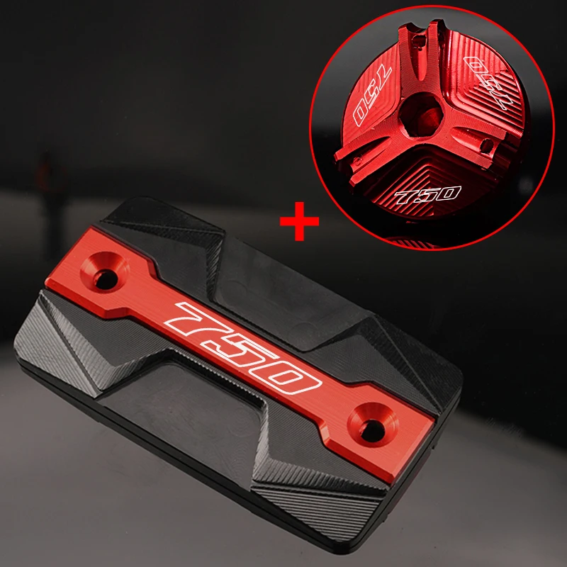 GSX S750 Front Brake Clutch Fluid Reservoir Tank Cover Cap For Suzuki GSX-S750 GSXS750 GSX-S 750 M20*15 Aluminum Oil Filler Cap