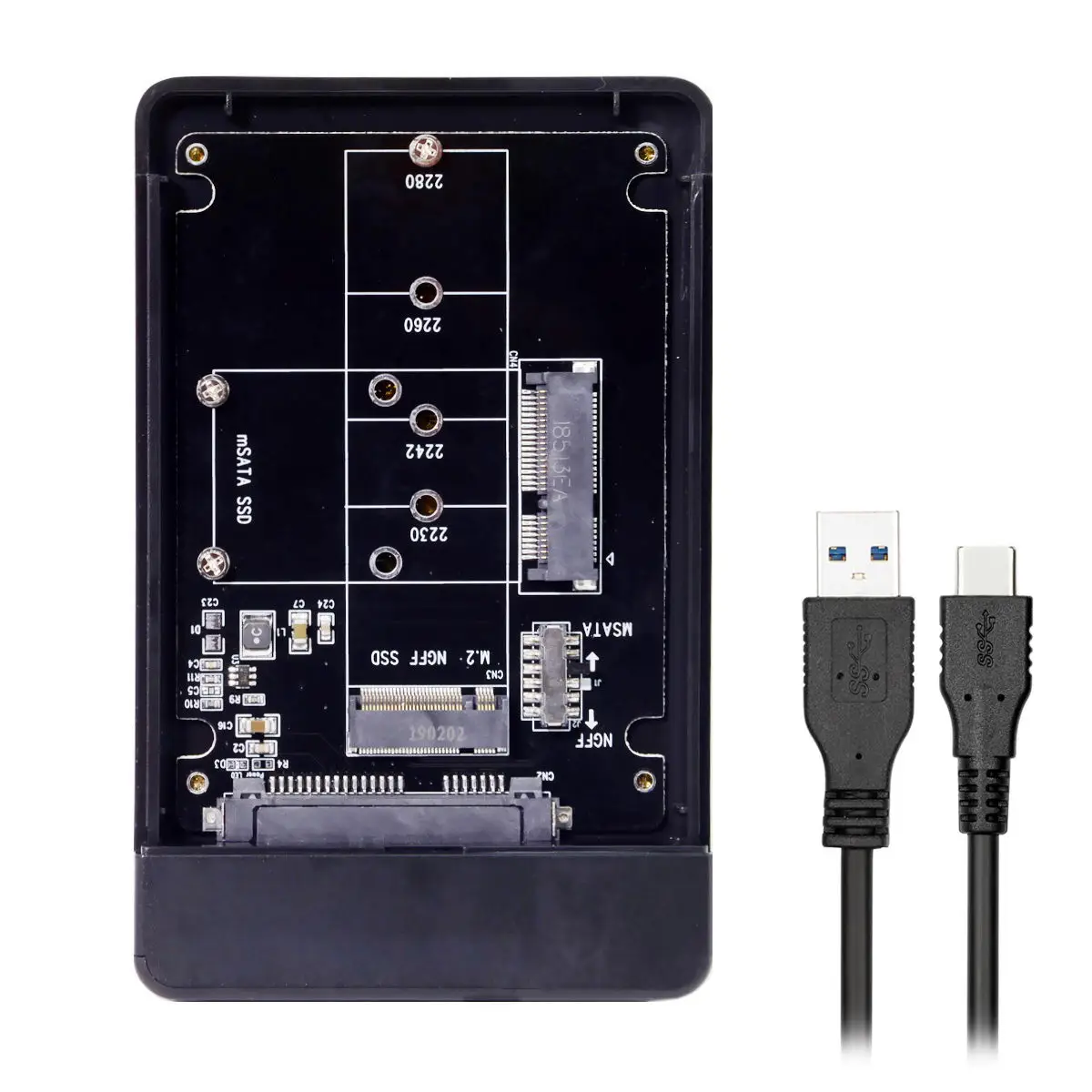 

Адаптер mSATA SSD и Combo M.2 NGFF B-key-USB Type-C