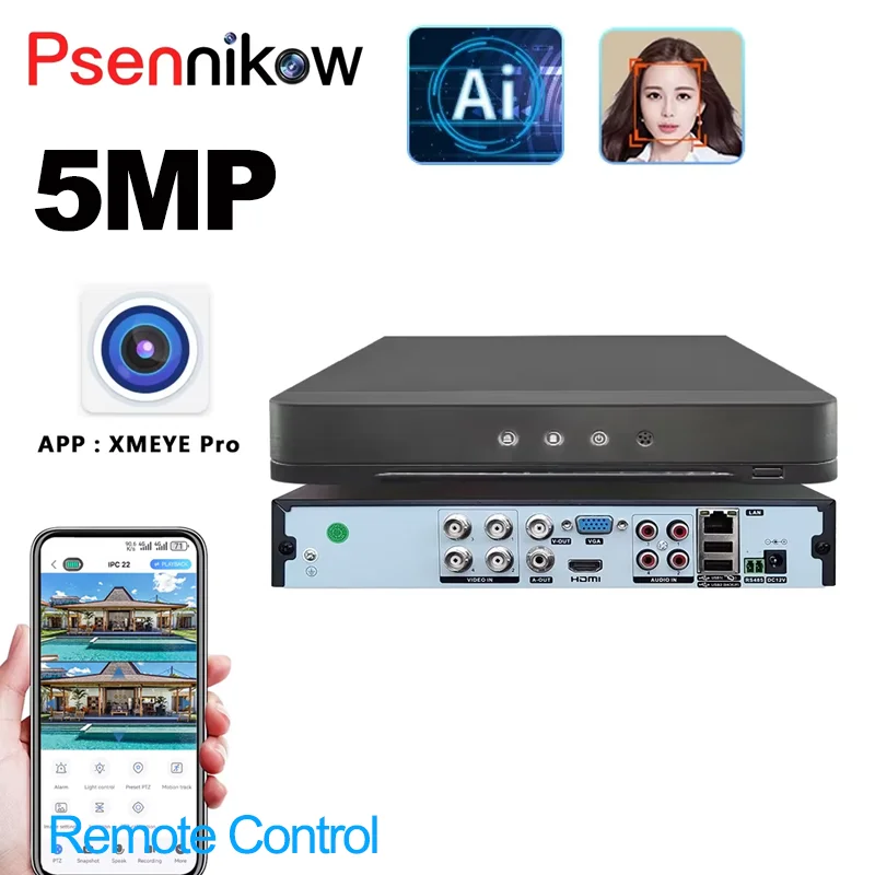 

Audio Video Recorder 4ch Cctv Dvr Kit 1080P Digital Camera XMEYE CCTV IR Waterproof 5MP 4CH 8CH AHD DVR AHD Security Camera