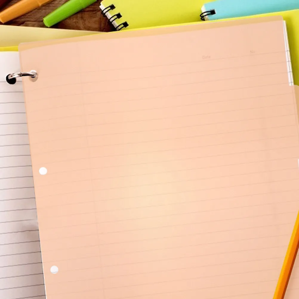 

Набор разделителей для папок: пастельные пластиковые цветные индексные вкладыши, легко вставляемые в блокноты, форматы А5, А4, сменные разделители для тетрадей на кольцах