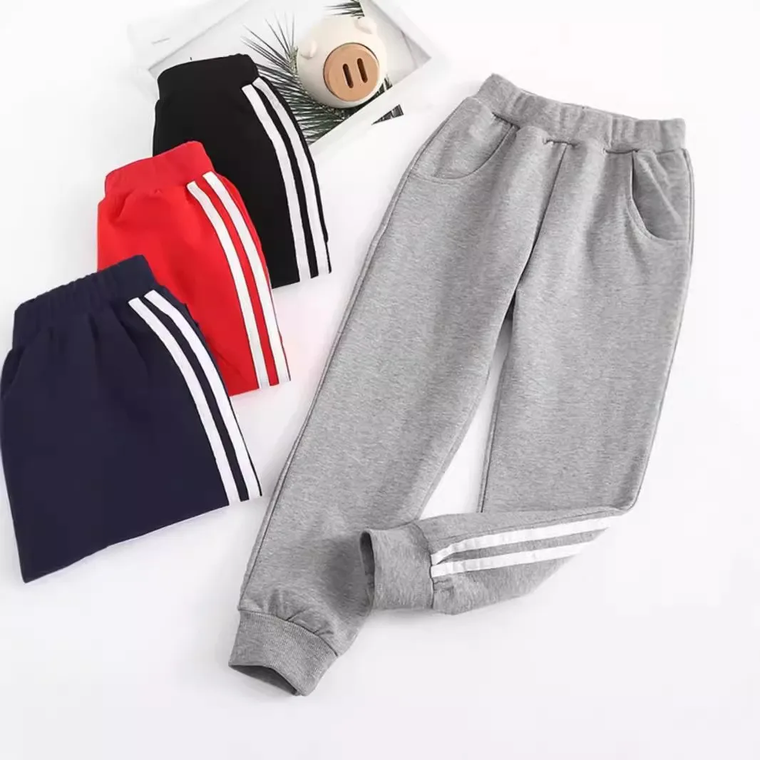 

Boys' sport pants spring and autumn children's healthy cotton baby Sweatpants casual long pants 3-13Y