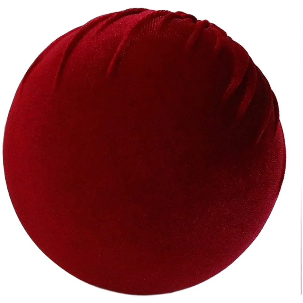 for velvet Wine for Red Christmas Ball Ornaments for Tree Decorations Pack Includes 8cm 10cm 15cm 20cm Sizes Cloth Balls