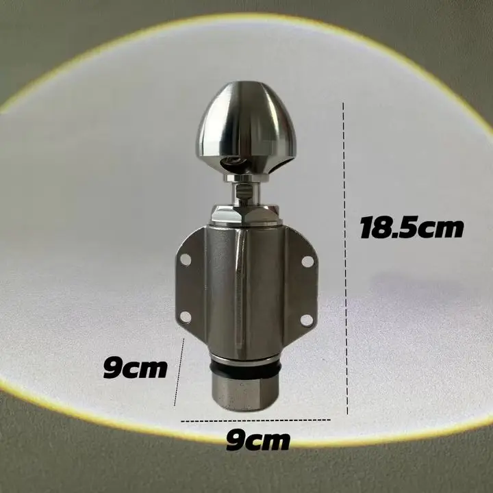 AMJET Jetter Nozzle 70lpm Pipe Drain Cleaning Root Cutter Sewer Cleaning Nozzle For Pipe Cleaning 3000psi Sewer Rotating Nozzle