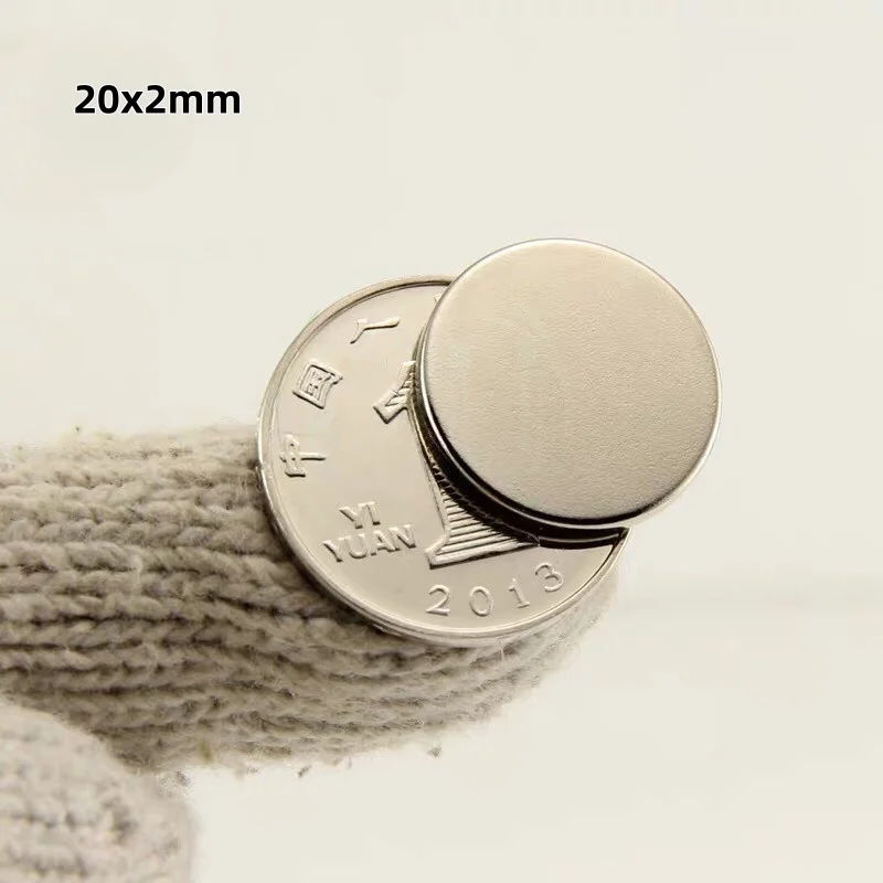 20X2 20X3mm Super Powerful Strong Magnetic Magnet 20mmx2mm Permanent Neodymium Magnets Disc 20x3mm Round Magnet Sheet 20*3