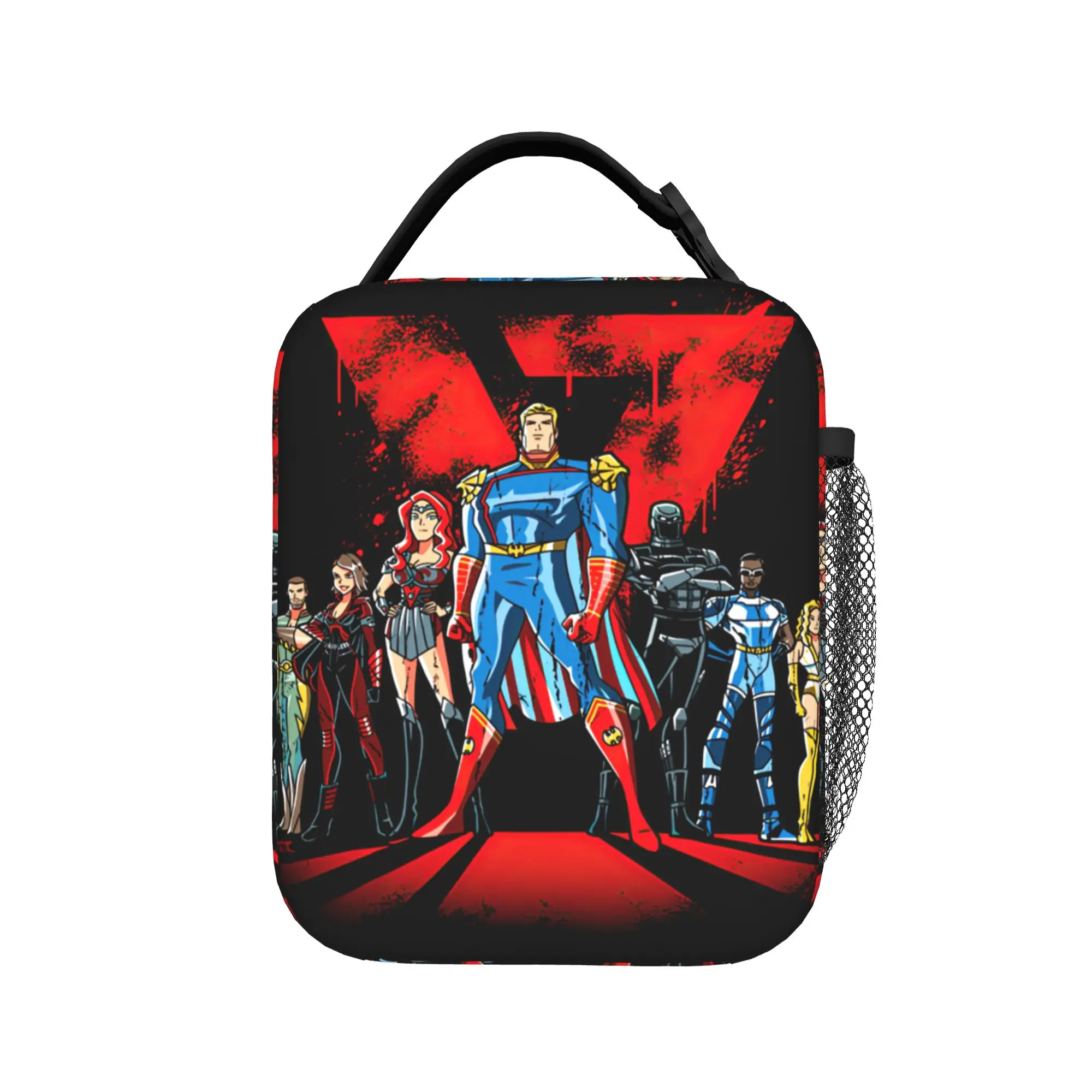 The boys stronge dark Insulated Lunch Bag Thermal Bag Reusable,Meal Container  Tote Lunch Box for Men Women Work  Travel