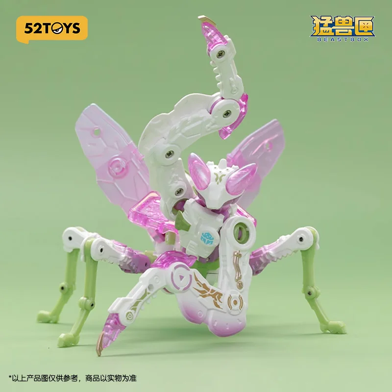 Gran oferta, 52 juguetes, serie de cajas de bestias auténticas, mantis de loto, modelo de juguete transformador, juguete coleccionable, regalo de cumpleaños y Navidad en stock