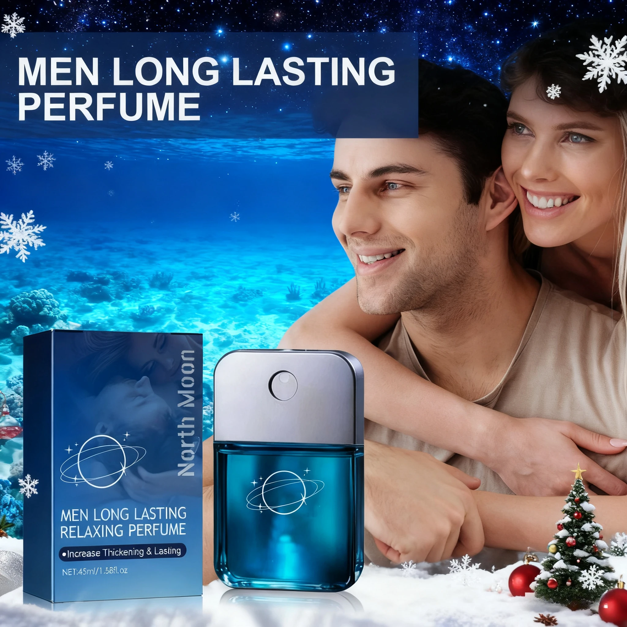 

Рождественский долговечный аромат, очаровательный, свежий, не овернущий, финики для пар, подходят для мужчин и женщин, тонкие феромоны