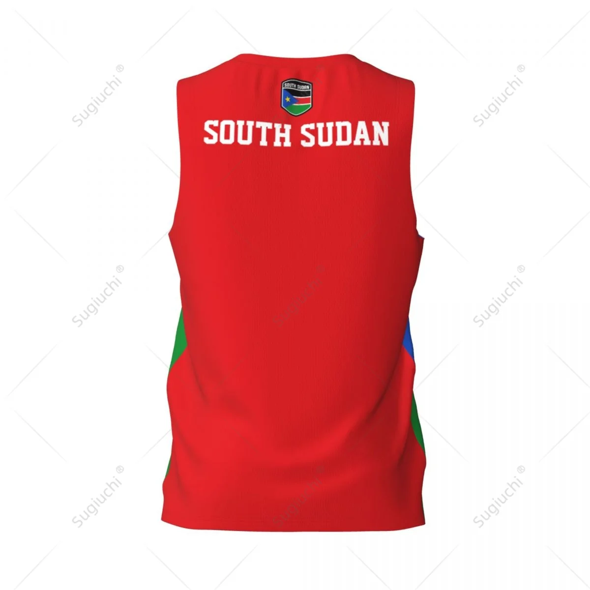 Süd sudan Flagge Männer Basketball Sport Trikot Laufen Fitness Multifunktions ärmelloses T-Shirt exklusiven benutzer definierten Namen Nunber