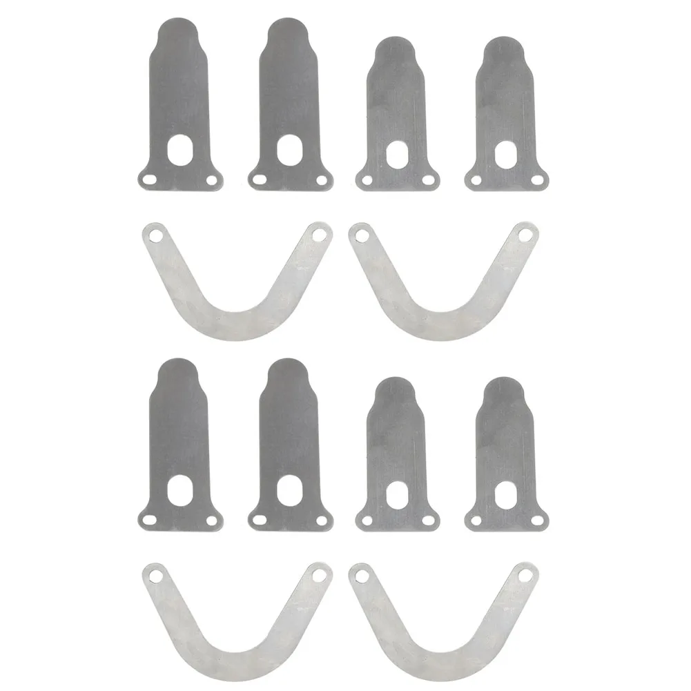 12pcs Silent Oil Free Air Compressor Air Pump Head Valve Plate Belt Piston Machine Plate Air Compressor Iron Plate Accessories