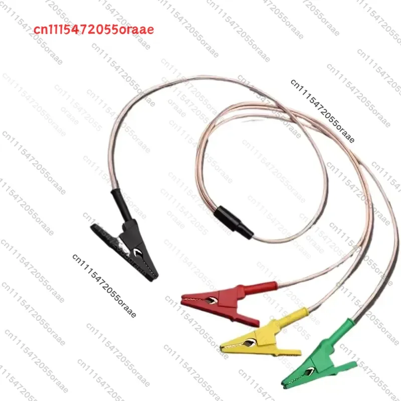 Mine transparent double-ended clip grounding wire one-point three-pronged mine underground short cable