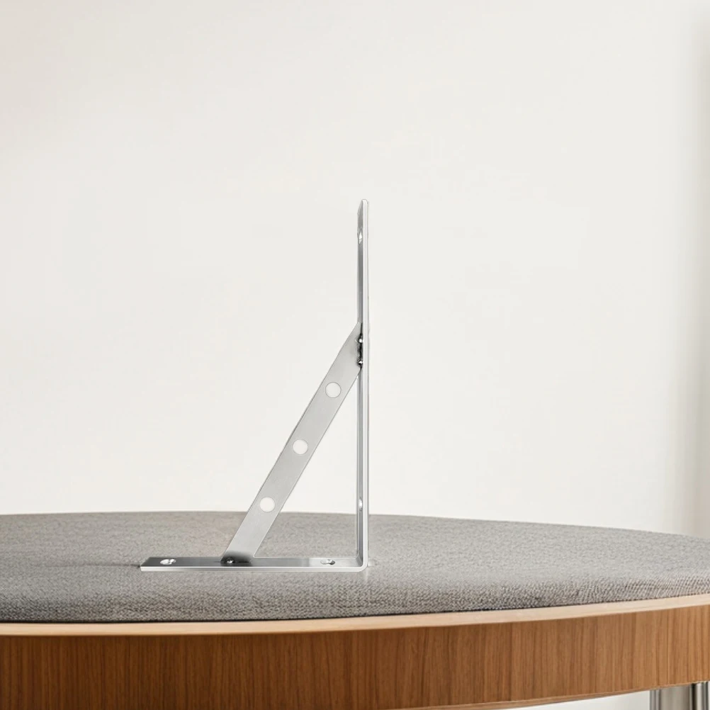 

Stainless Steel Triangle Brackets Heavy Duty Shelf Support For Kitchen Storage Rack Workshop Garage Hardware Mounting