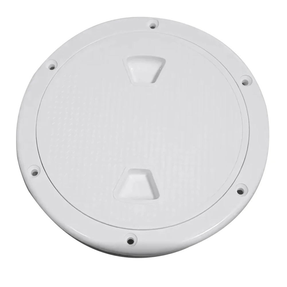 Dependable-1 Piece Round Deck Inspection Access Hatch Cover 4Inch Plastic Boat Screw Out Deck Inspection Plate For Yacht