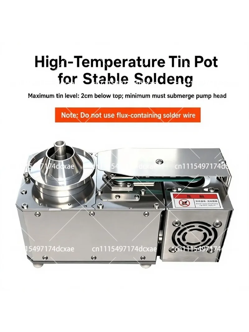 1500W Benchtop Selective Solder System 5KG PCB Rework Station Lead-Free Solder Fountain PID Temp Control Through-Hole