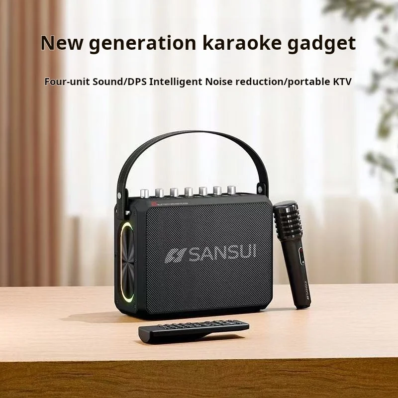 Shanshui T98 Powerful Family Party Karaoke Portable Speaker with